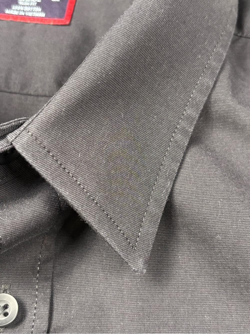 UNTUCKit Men's Large Black Short-Sleeve Button-Down Shirt - Picture 10 of 11